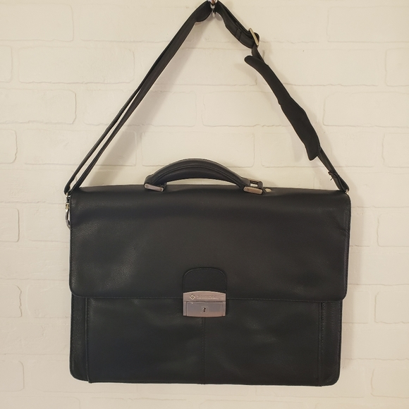 Samsonite Bags Samsonite Leather Briefcase Poshmark